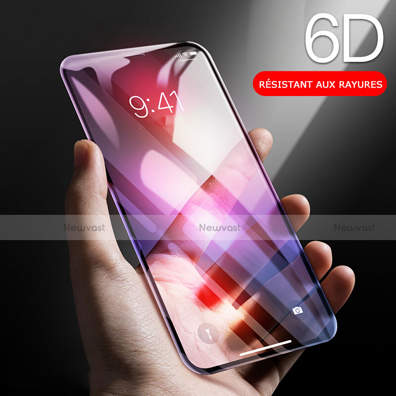 Ultra Clear Full Screen Protector Tempered Glass F07 for Apple iPhone X Black