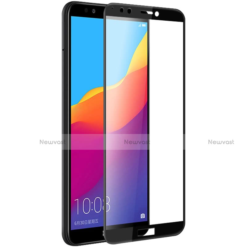 Ultra Clear Full Screen Protector Tempered Glass F07 for Huawei Honor 7C Black