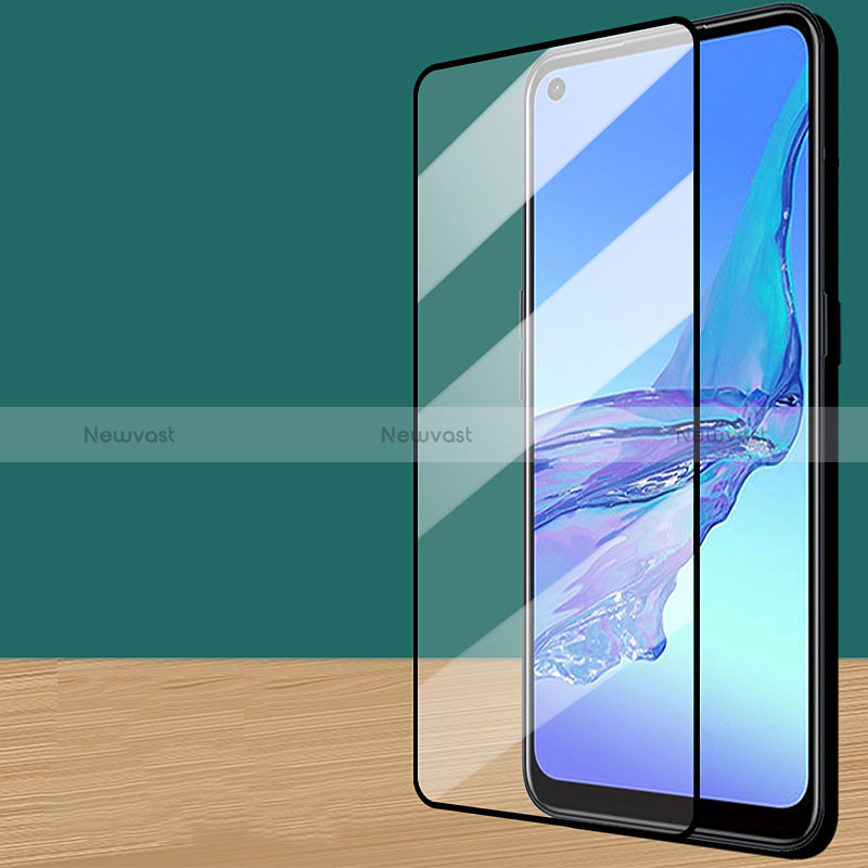 Ultra Clear Full Screen Protector Tempered Glass F07 for Oppo A96 5G Black