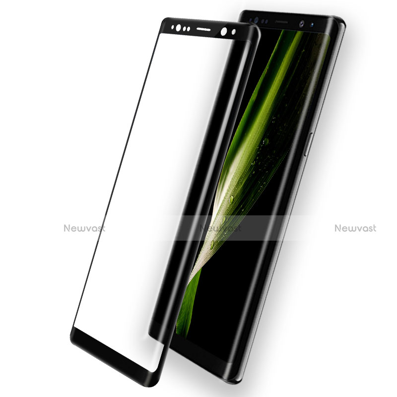 Ultra Clear Full Screen Protector Tempered Glass F07 for Samsung Galaxy Note 8 Black