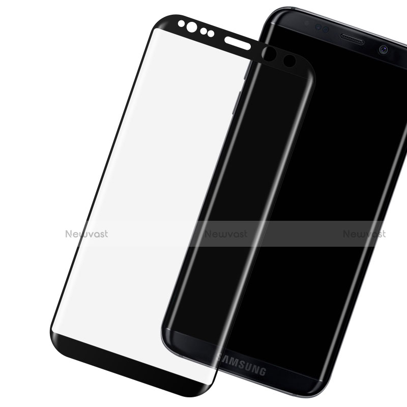 Ultra Clear Full Screen Protector Tempered Glass F08 for Samsung Galaxy S8 Black