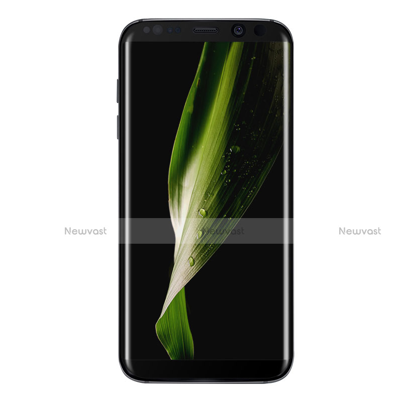 Ultra Clear Full Screen Protector Tempered Glass F08 for Samsung Galaxy S8 Plus Black