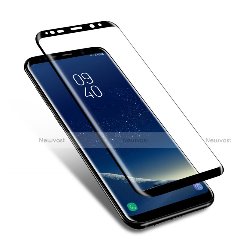 Ultra Clear Full Screen Protector Tempered Glass F10 for Samsung Galaxy S8 Black