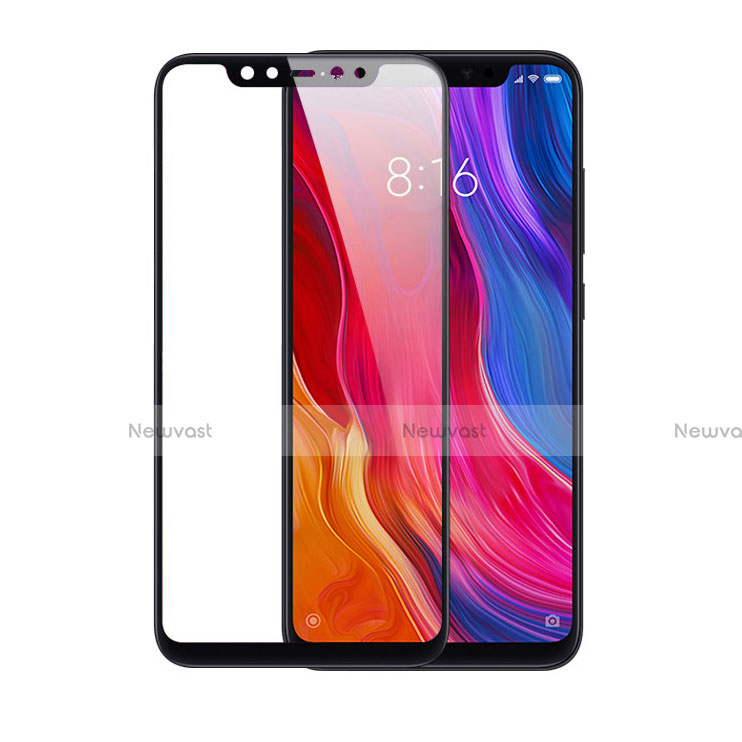 Ultra Clear Full Screen Protector Tempered Glass F10 for Xiaomi Mi 8 Black