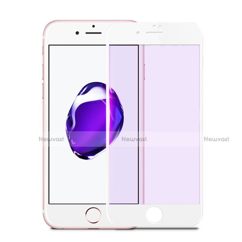 Ultra Clear Full Screen Protector Tempered Glass F17 for Apple iPhone 7 White