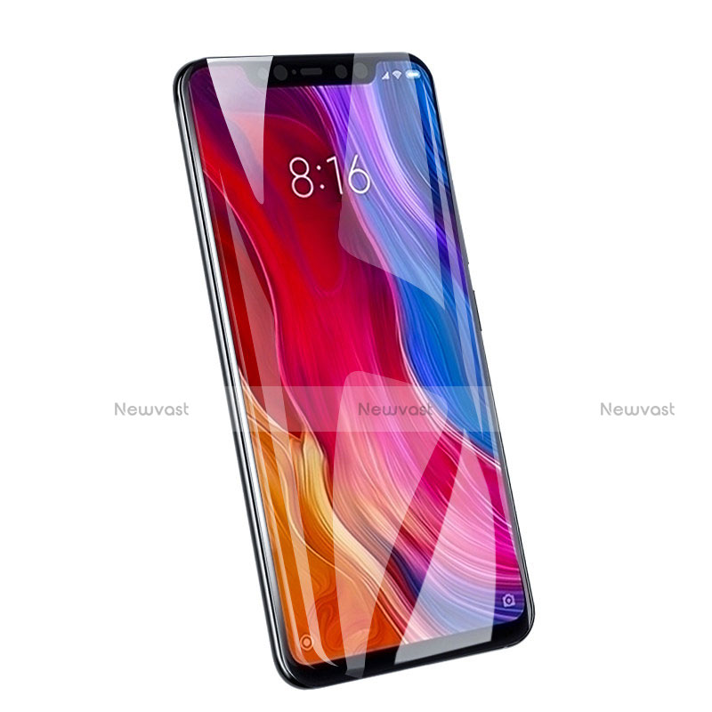 Ultra Clear Full Screen Protector Tempered Glass F17 for Xiaomi Mi 8 Black