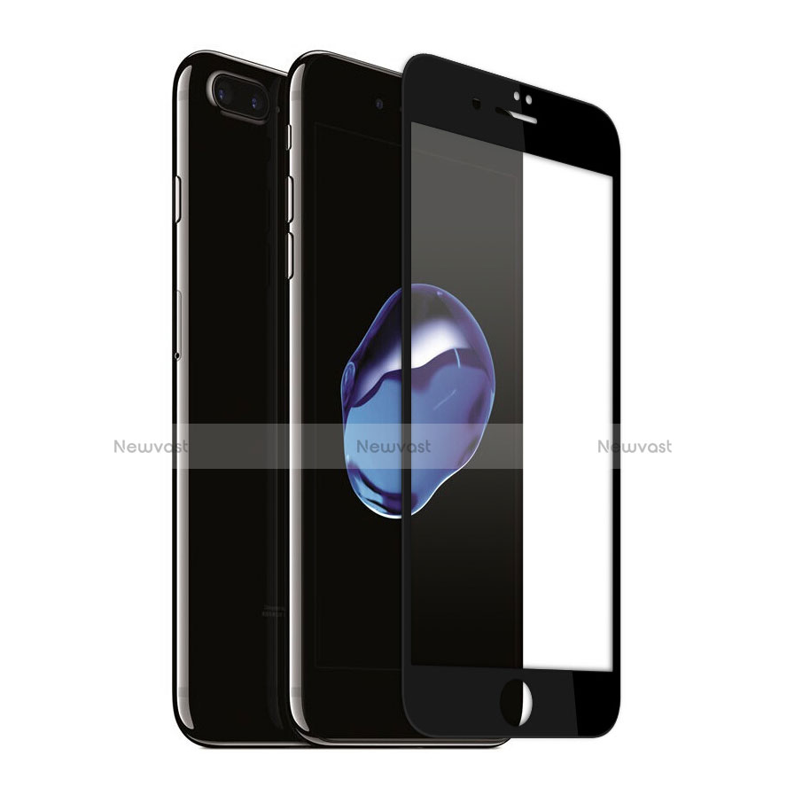 Ultra Clear Full Screen Protector Tempered Glass for Apple iPhone 7 Plus Black