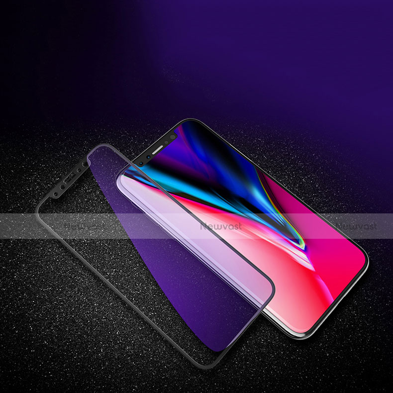 Ultra Clear Full Screen Protector Tempered Glass for Apple iPhone Xs Max Black