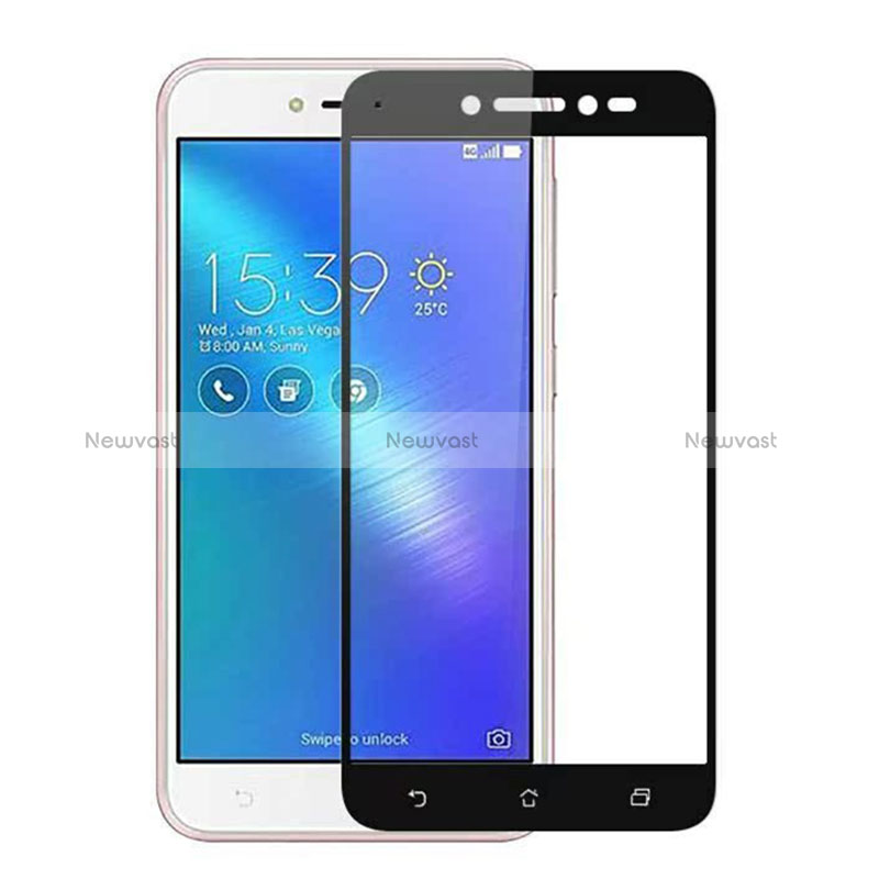 Ultra Clear Full Screen Protector Tempered Glass for Asus ZenFone Live L2 ZA550KL Black