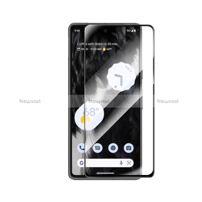 Ultra Clear Full Screen Protector Tempered Glass for Google Pixel 6 5G Black