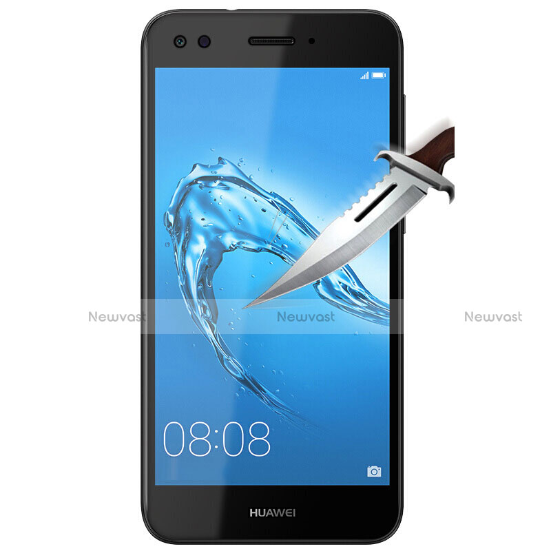 Ultra Clear Full Screen Protector Tempered Glass for Huawei Enjoy 7 Black