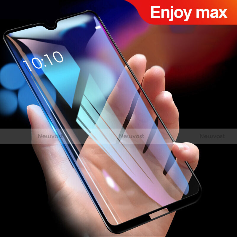 Ultra Clear Full Screen Protector Tempered Glass for Huawei Enjoy Max Black