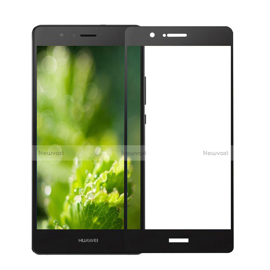 Ultra Clear Full Screen Protector Tempered Glass for Huawei G9 Lite Black