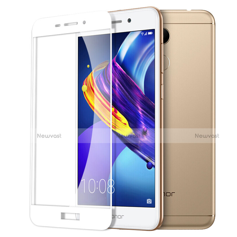 Ultra Clear Full Screen Protector Tempered Glass for Huawei Honor 6C Pro White