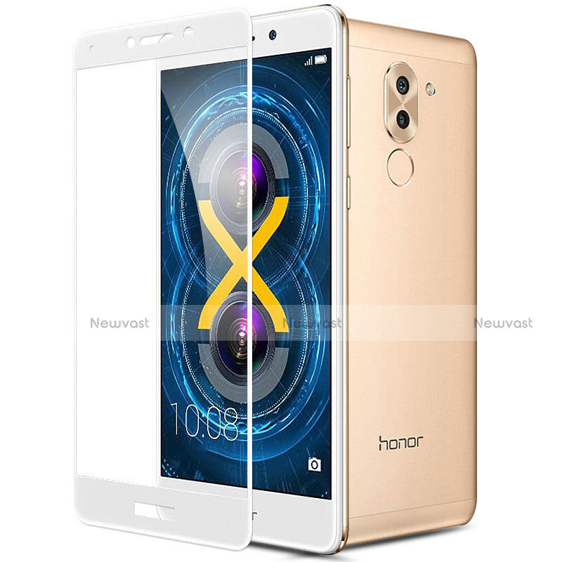 Ultra Clear Full Screen Protector Tempered Glass for Huawei Honor 6X Pro White