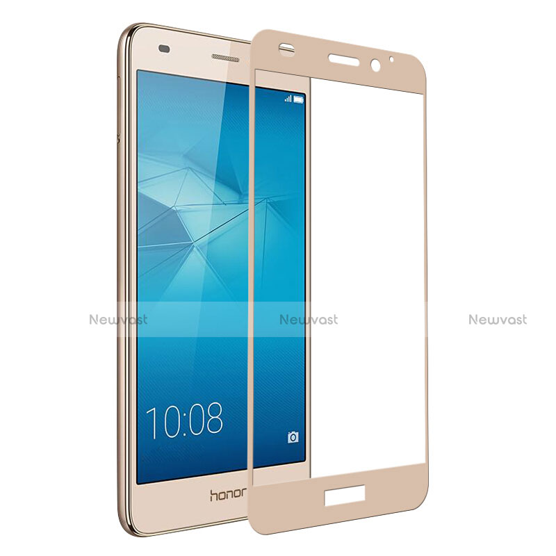 Ultra Clear Full Screen Protector Tempered Glass for Huawei Honor 7 Lite Gold