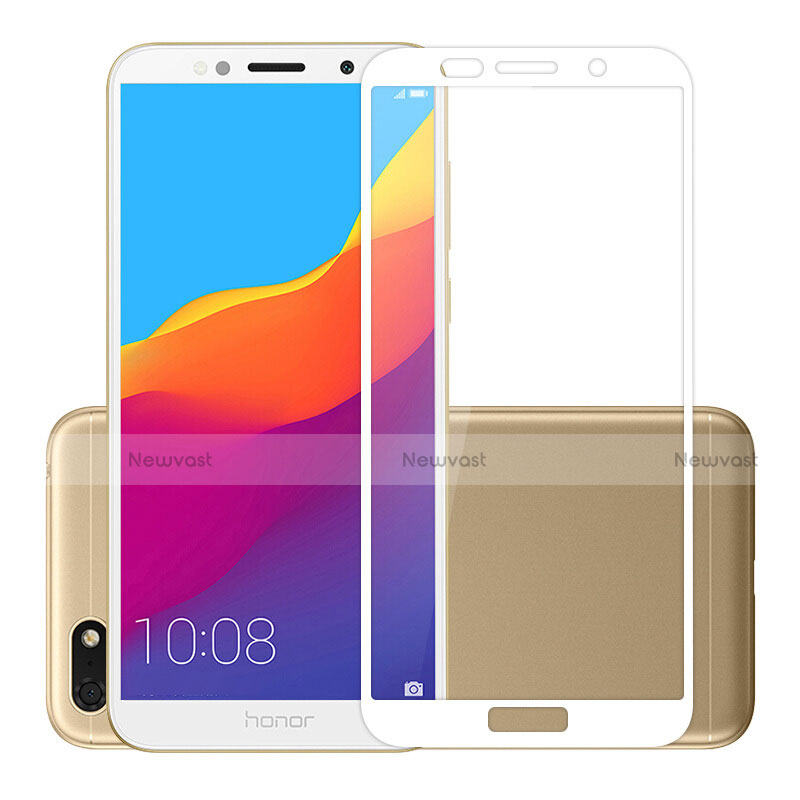 Ultra Clear Full Screen Protector Tempered Glass for Huawei Honor 7S White