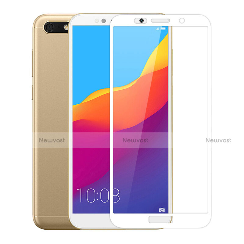 Ultra Clear Full Screen Protector Tempered Glass for Huawei Honor 7S White