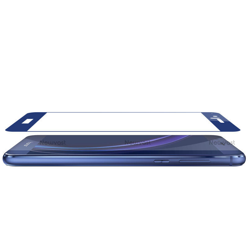 Ultra Clear Full Screen Protector Tempered Glass for Huawei Honor 8 Blue