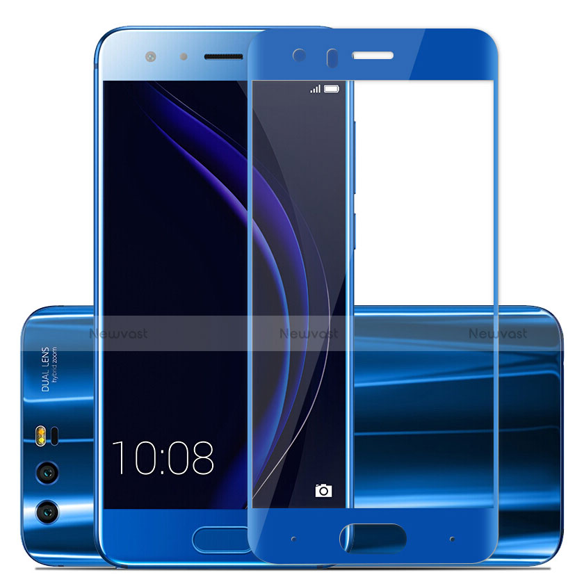 Ultra Clear Full Screen Protector Tempered Glass for Huawei Honor 9 Blue