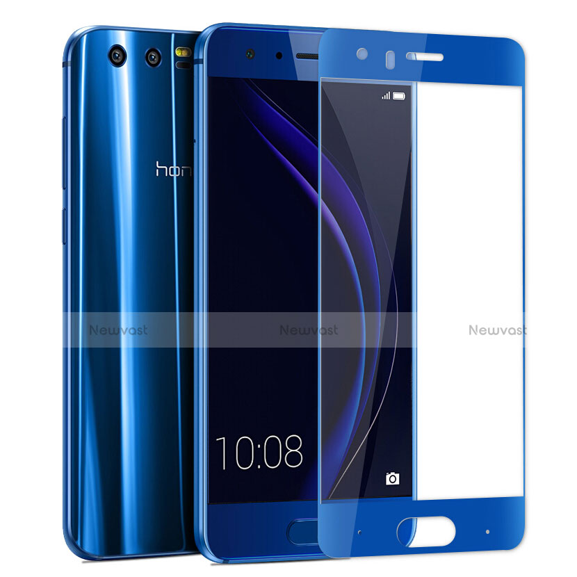 Ultra Clear Full Screen Protector Tempered Glass for Huawei Honor 9 Blue