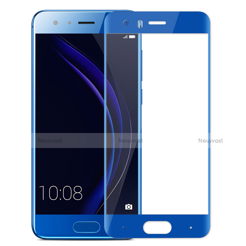 Ultra Clear Full Screen Protector Tempered Glass for Huawei Honor 9 Blue