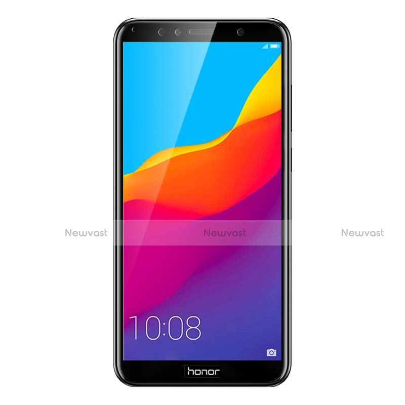 Ultra Clear Full Screen Protector Tempered Glass for Huawei Honor Play 7A Black