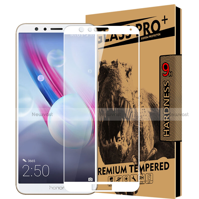 Ultra Clear Full Screen Protector Tempered Glass for Huawei Honor Play 7X White