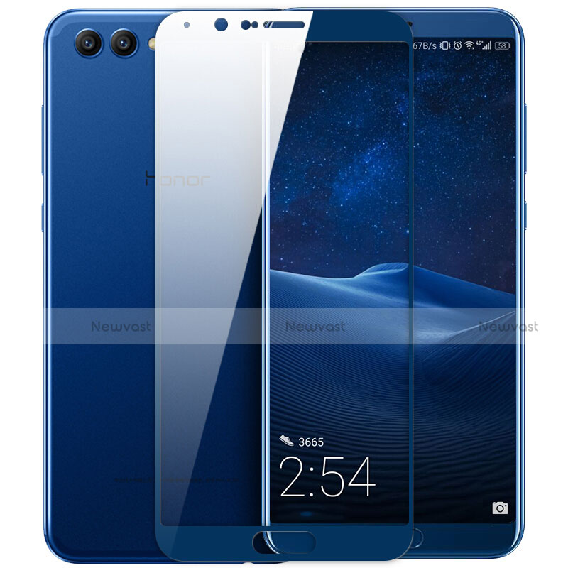 Ultra Clear Full Screen Protector Tempered Glass for Huawei Honor V10 Blue