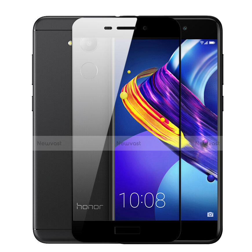 Ultra Clear Full Screen Protector Tempered Glass for Huawei Honor V9 Play Black