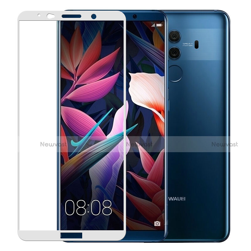 Ultra Clear Full Screen Protector Tempered Glass for Huawei Mate 10 Pro White