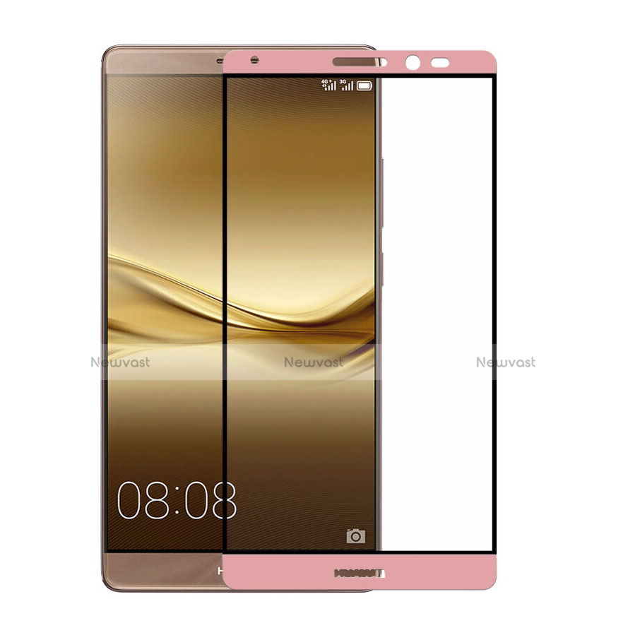 Ultra Clear Full Screen Protector Tempered Glass for Huawei Mate 8 Pink