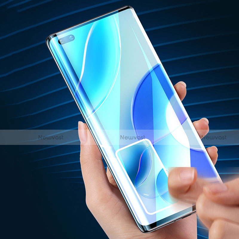 Ultra Clear Full Screen Protector Tempered Glass for Huawei Nova 8 Pro 5G Black