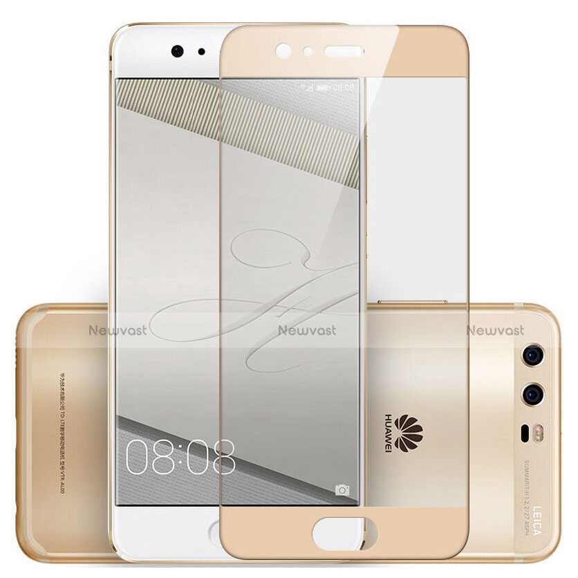 Ultra Clear Full Screen Protector Tempered Glass for Huawei P10 Gold