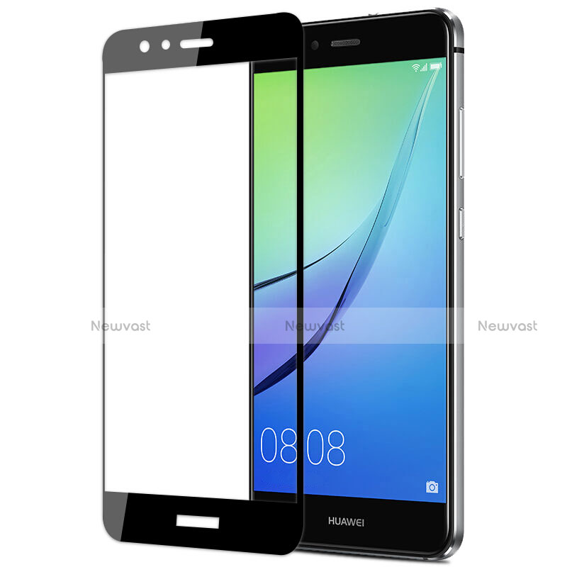 Ultra Clear Full Screen Protector Tempered Glass for Huawei P10 Lite Black