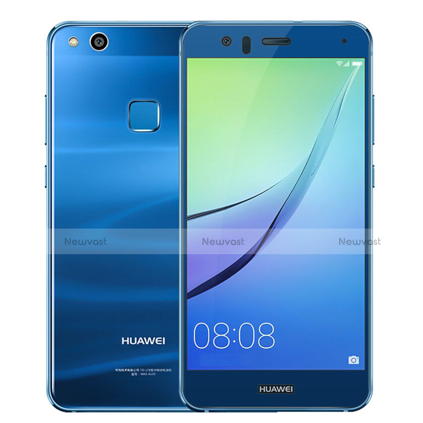 Ultra Clear Full Screen Protector Tempered Glass for Huawei P10 Lite Blue