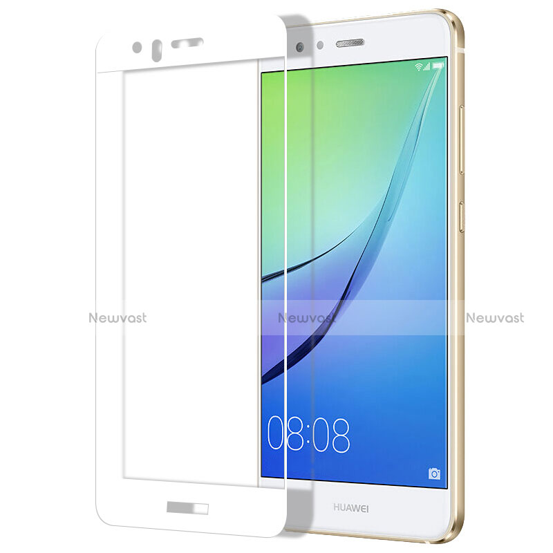 Ultra Clear Full Screen Protector Tempered Glass for Huawei P10 Lite White