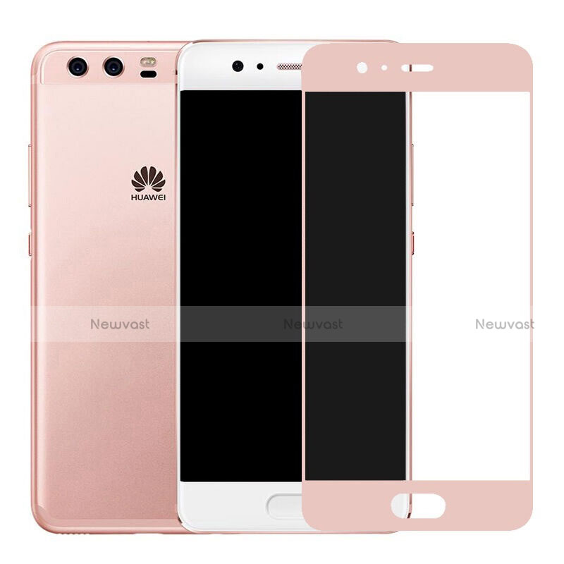 Ultra Clear Full Screen Protector Tempered Glass for Huawei P10 Pink