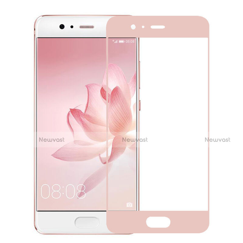 Ultra Clear Full Screen Protector Tempered Glass for Huawei P10 Pink