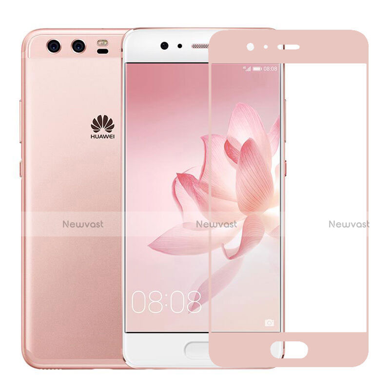 Ultra Clear Full Screen Protector Tempered Glass for Huawei P10 Plus Pink