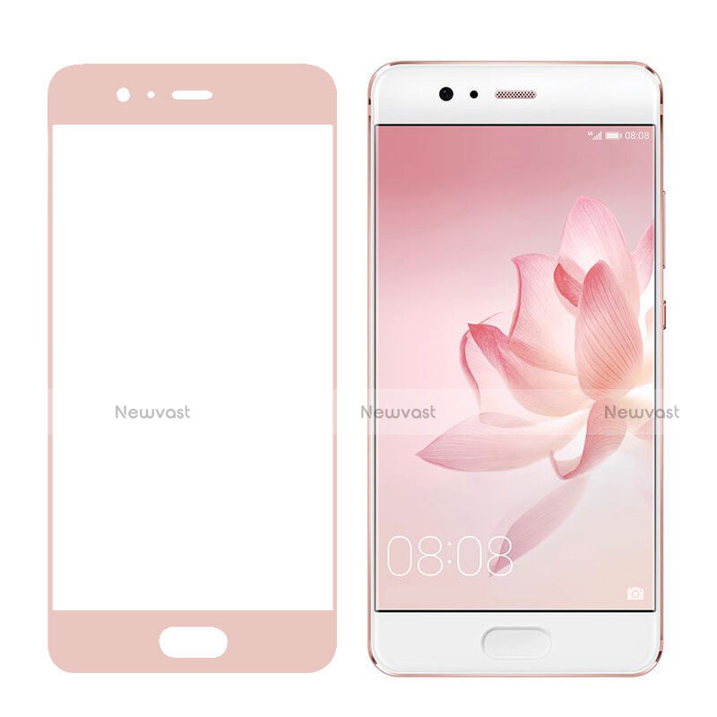 Ultra Clear Full Screen Protector Tempered Glass for Huawei P10 Plus Pink