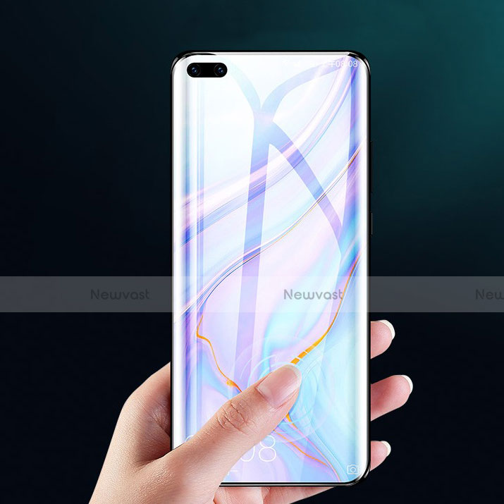 Ultra Clear Full Screen Protector Tempered Glass for Huawei P40 Pro Black