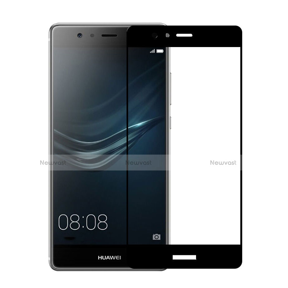 Ultra Clear Full Screen Protector Tempered Glass for Huawei P9 Black