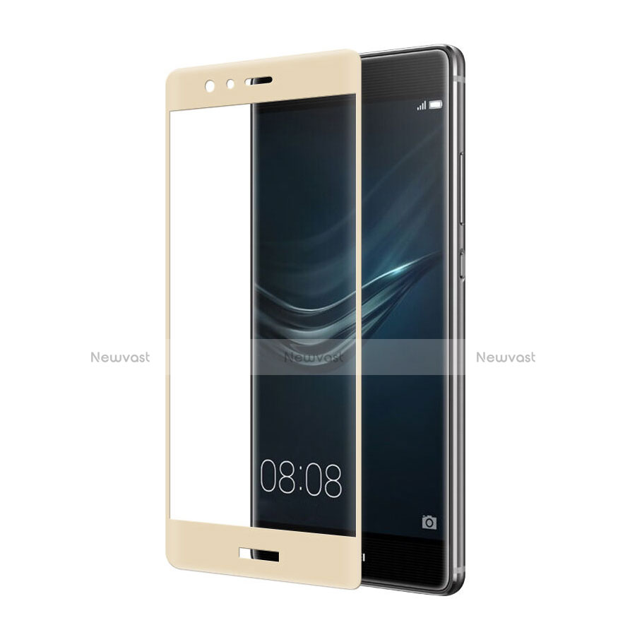 Ultra Clear Full Screen Protector Tempered Glass for Huawei P9 Gold