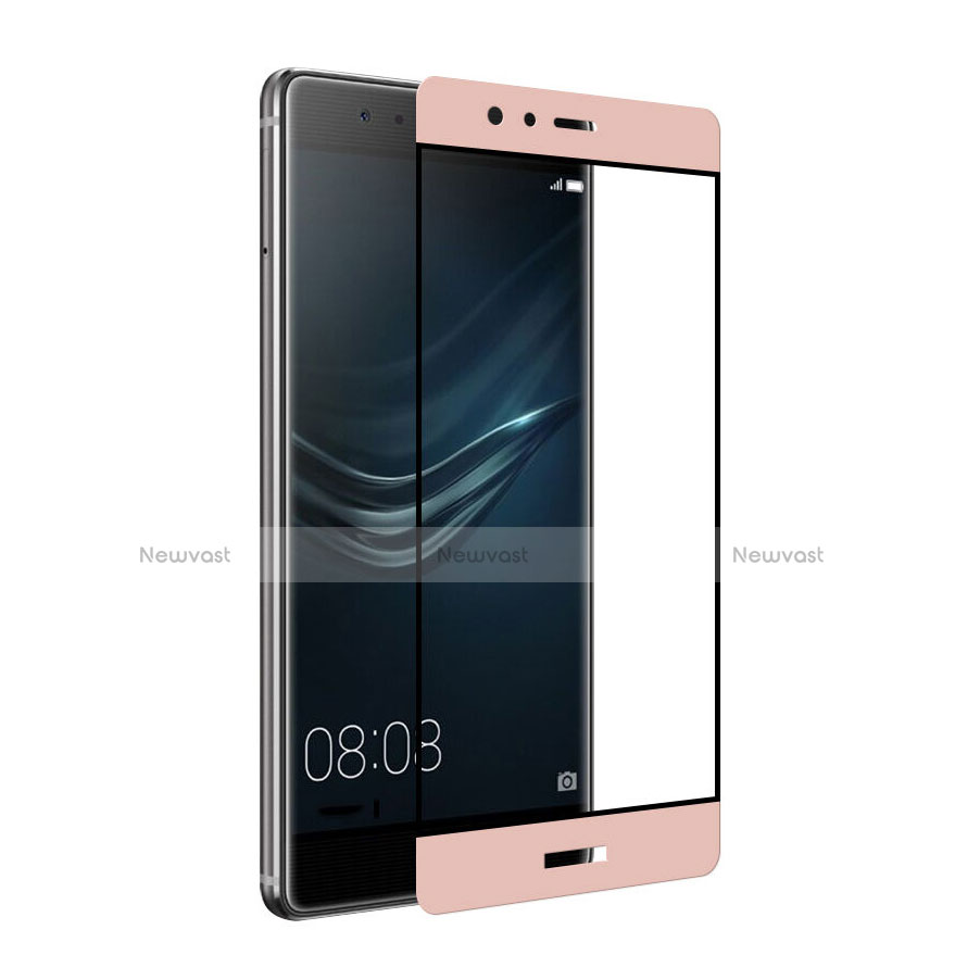 Ultra Clear Full Screen Protector Tempered Glass for Huawei P9 Pink