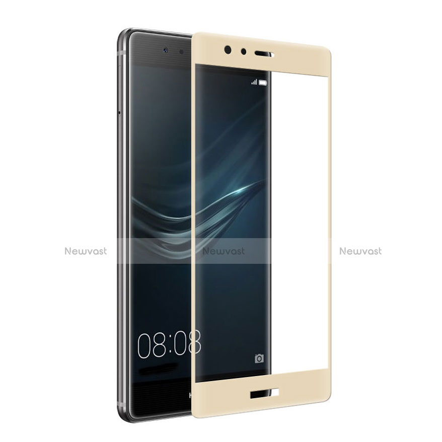 Ultra Clear Full Screen Protector Tempered Glass for Huawei P9 Plus Gold