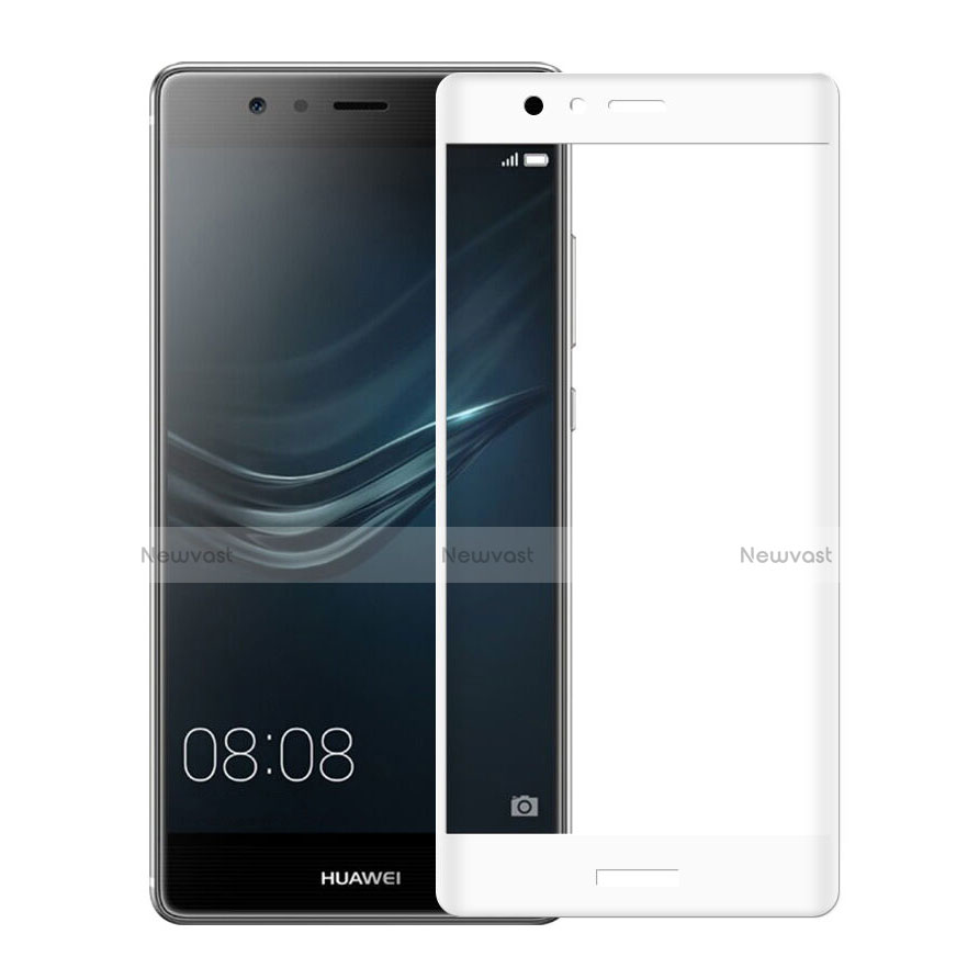 Ultra Clear Full Screen Protector Tempered Glass for Huawei P9 White