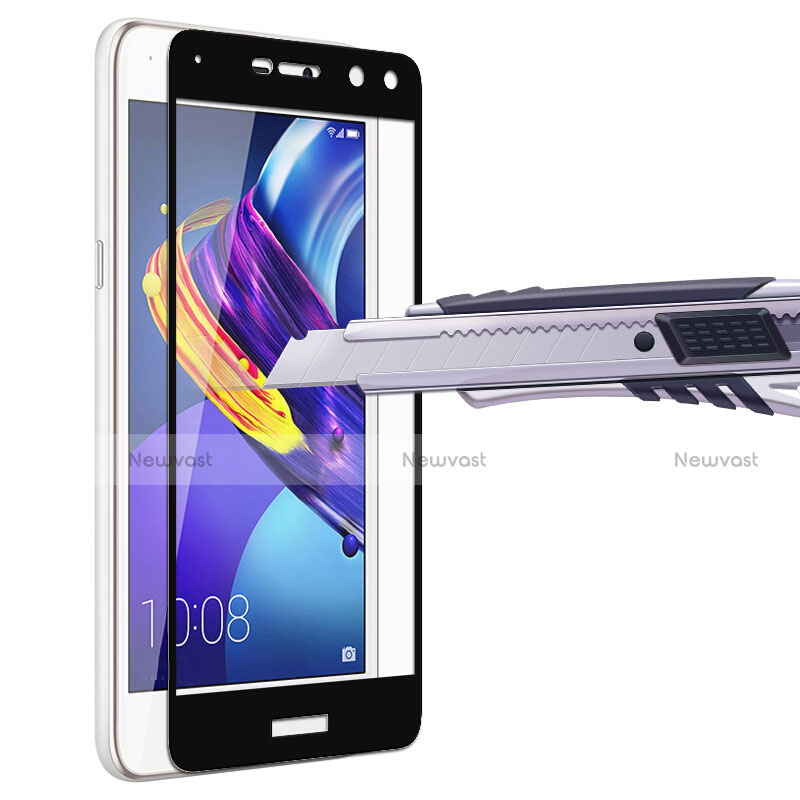 Ultra Clear Full Screen Protector Tempered Glass for Huawei Y5 (2017) Black