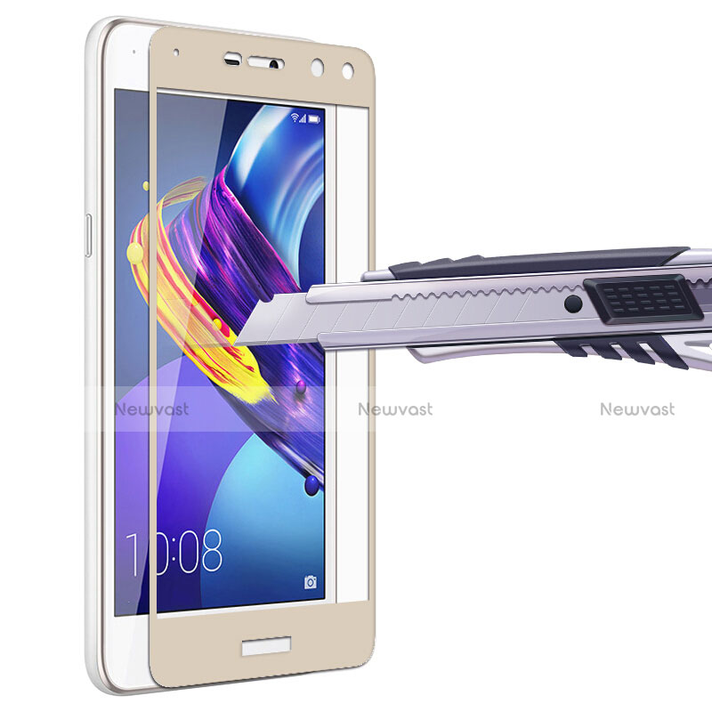 Ultra Clear Full Screen Protector Tempered Glass for Huawei Y6 (2017) Gold