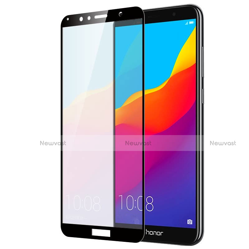 Ultra Clear Full Screen Protector Tempered Glass for Huawei Y6 (2018) Black